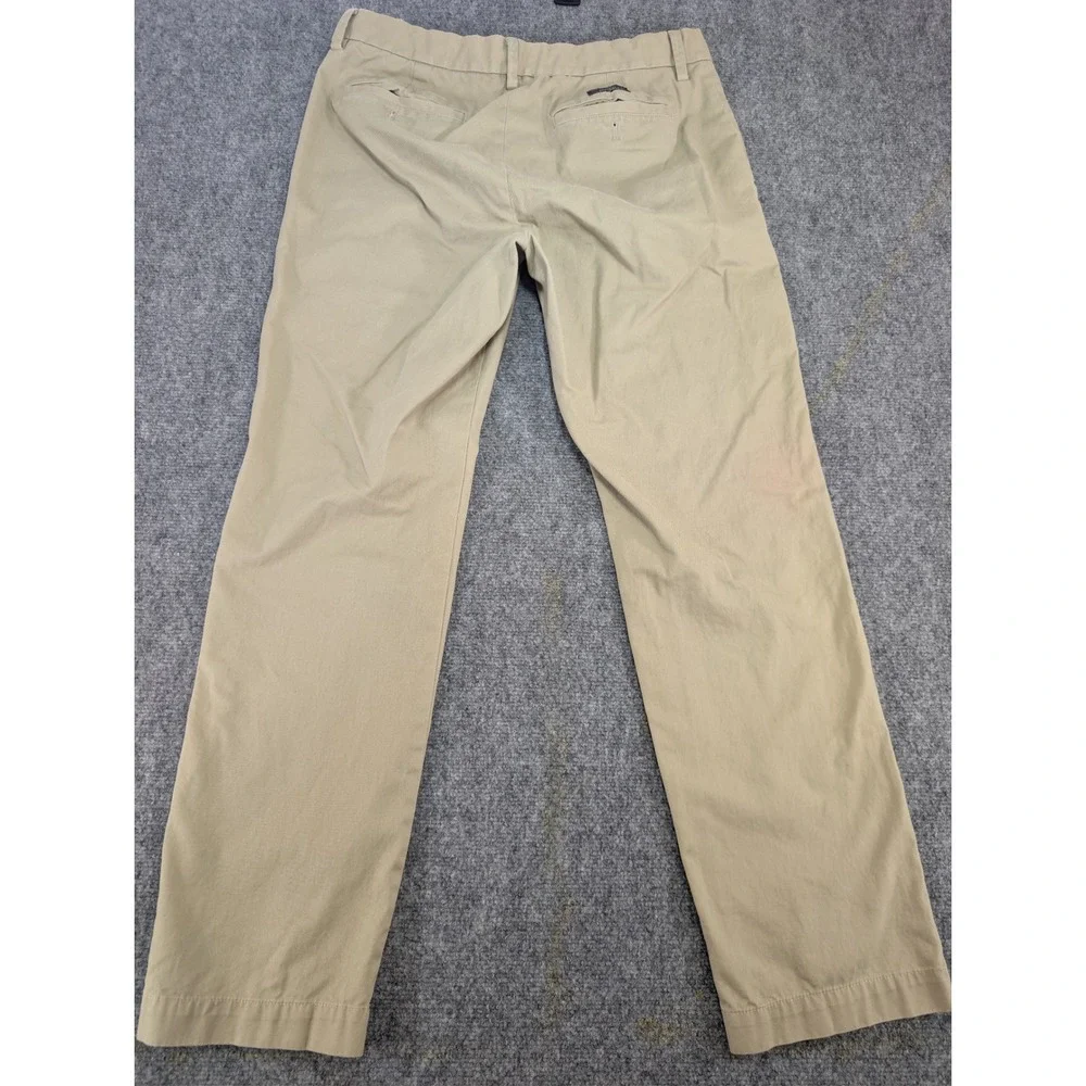 banana republic pants chino mens emerson cotton tan 32x32 khaki trousers slacks